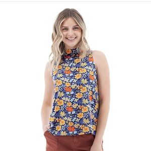 ⭐️Host Pick⭐️ Aventura High-neck Tank-top | Size L | Twilight Blue